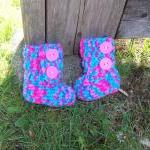 Multi Color Baby Boots